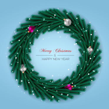 Branch Christmas Illustrations Templates 294187