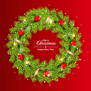 Branch Christmas Illustrations Templates 294191