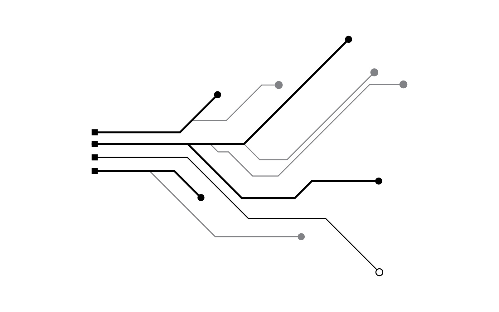 Circuit vector illustration design 1
