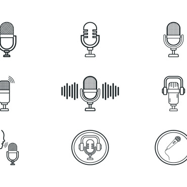 Podcast Icon Illustrations Templates 294368