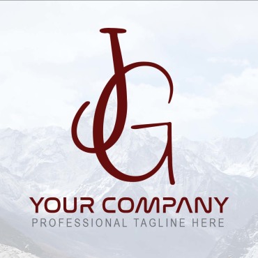 Jg Letter Logo Templates 294387
