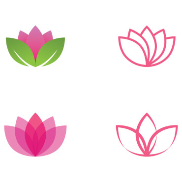Flower Symbol Logo Templates 294544