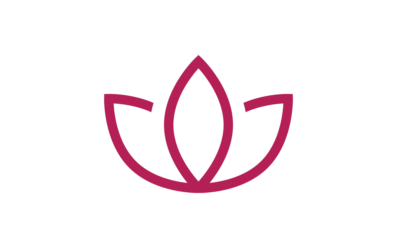 Lotus flower vector logo template7