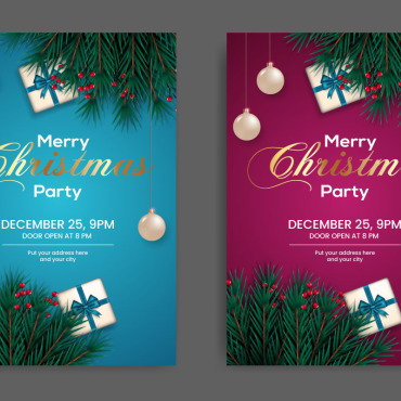 Flyer Christmas Illustrations Templates 294570