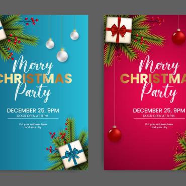 Flyer Christmas Illustrations Templates 294571