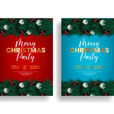 Flyer Christmas Illustrations Templates 294573