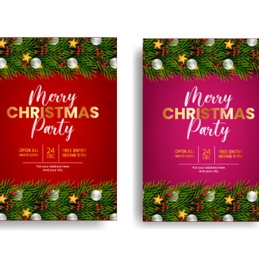 Flyer Christmas Illustrations Templates 294574