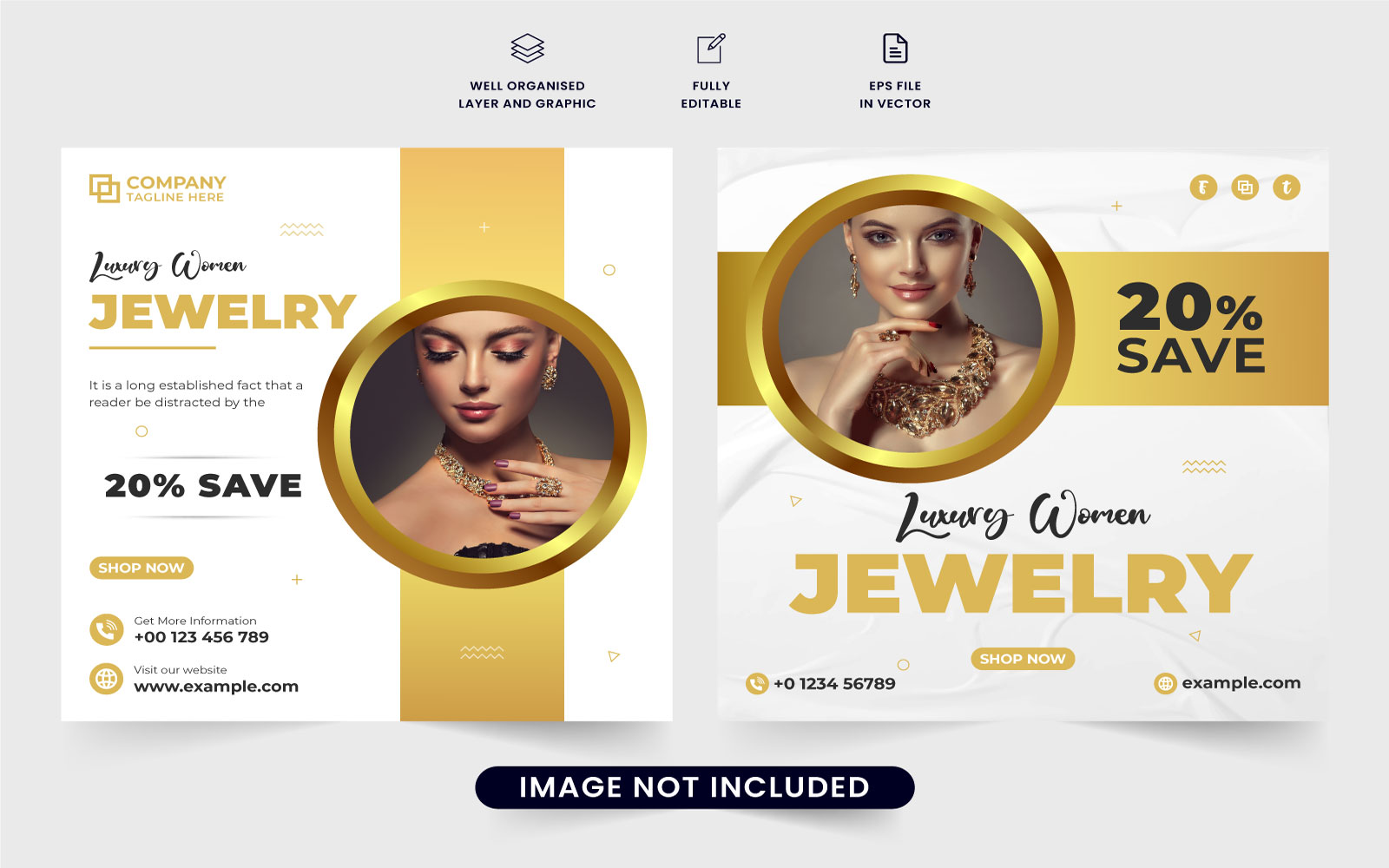Ornament store promotional template