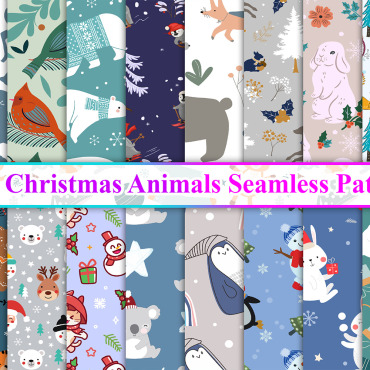 Animals Seamless Patterns 294792