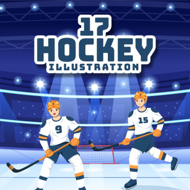 Hockey Ice Illustrations Templates 294830