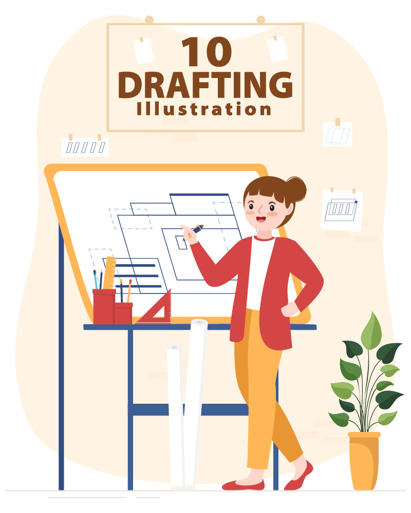 10 Drafting Working Illustration