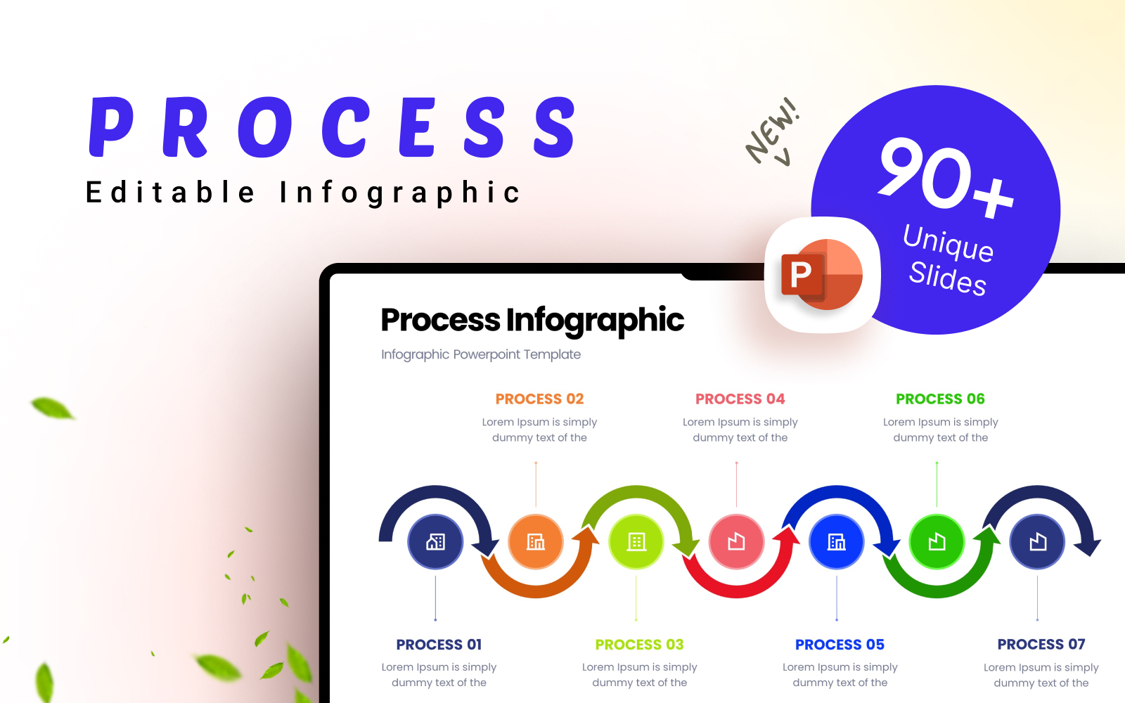 Process Business Infographic Presentation Template