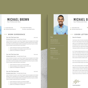 Clean Job Resume Templates 294900