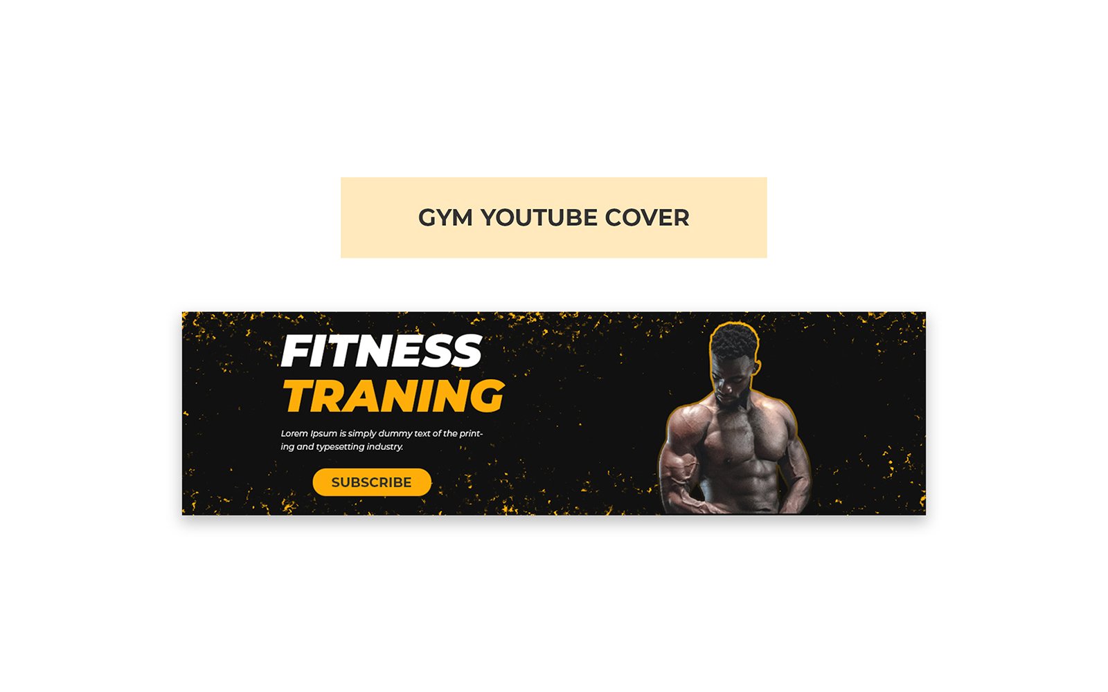Gym YouTube Cover Photo Design