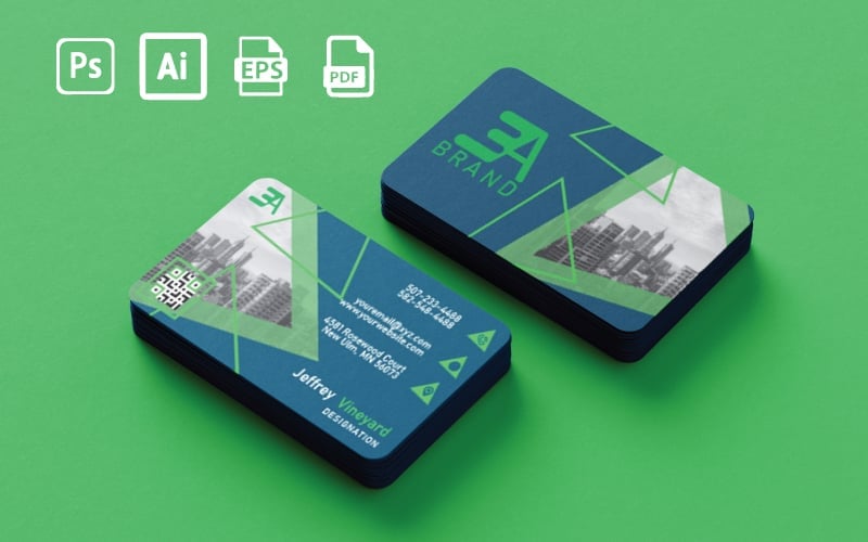 Creative Corporate Business Card - Business Card