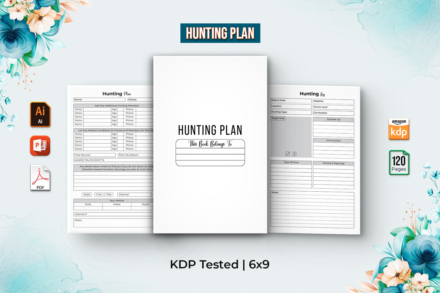 Hunting Planner Log Book | KDP Interior