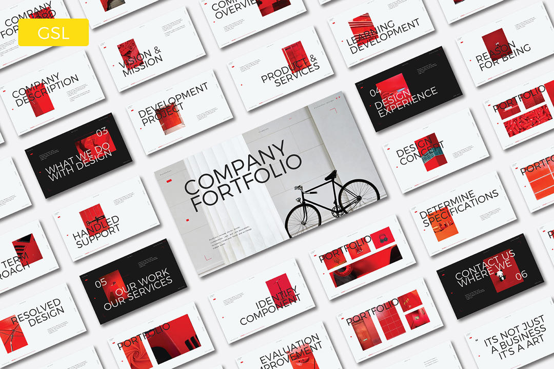 Company Portfolio Presentation Template Google Slides