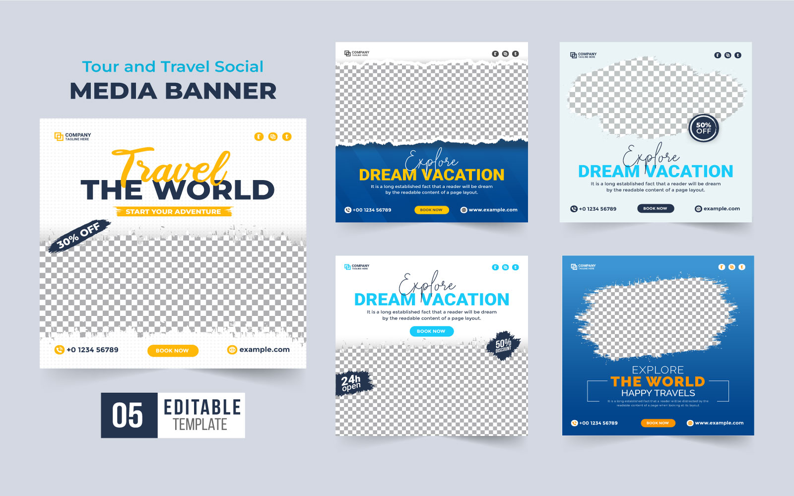 Vacation Planner Template Collection