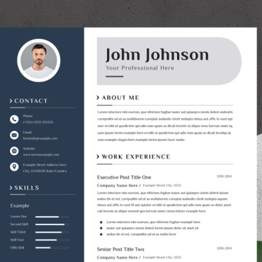 Clean Job Resume Templates 294995