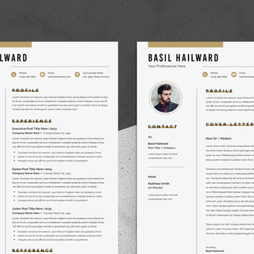 Clean Job Resume Templates 295001