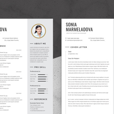 Clean Job Resume Templates 295006