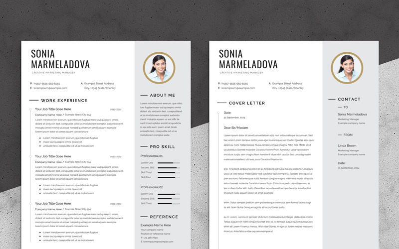 Resume Template with Photo