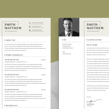 Clean Job Resume Templates 295032