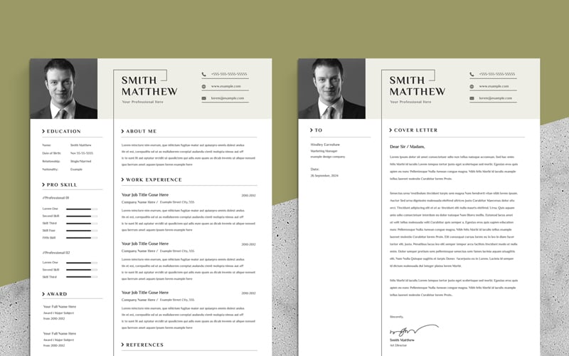 Simple Clean Resume Template