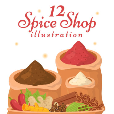 Shop Spice Illustrations Templates 295122