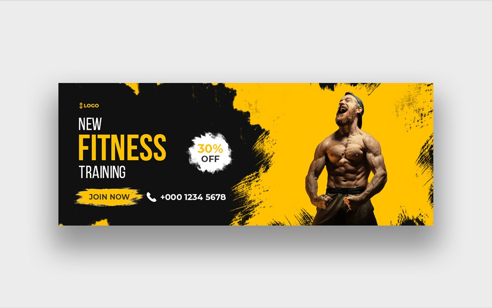 Fitness Gym Social Media Cover Photo