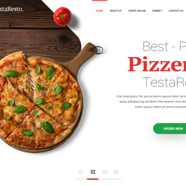 Pizza Pizzeria Responsive Website Templates 295200