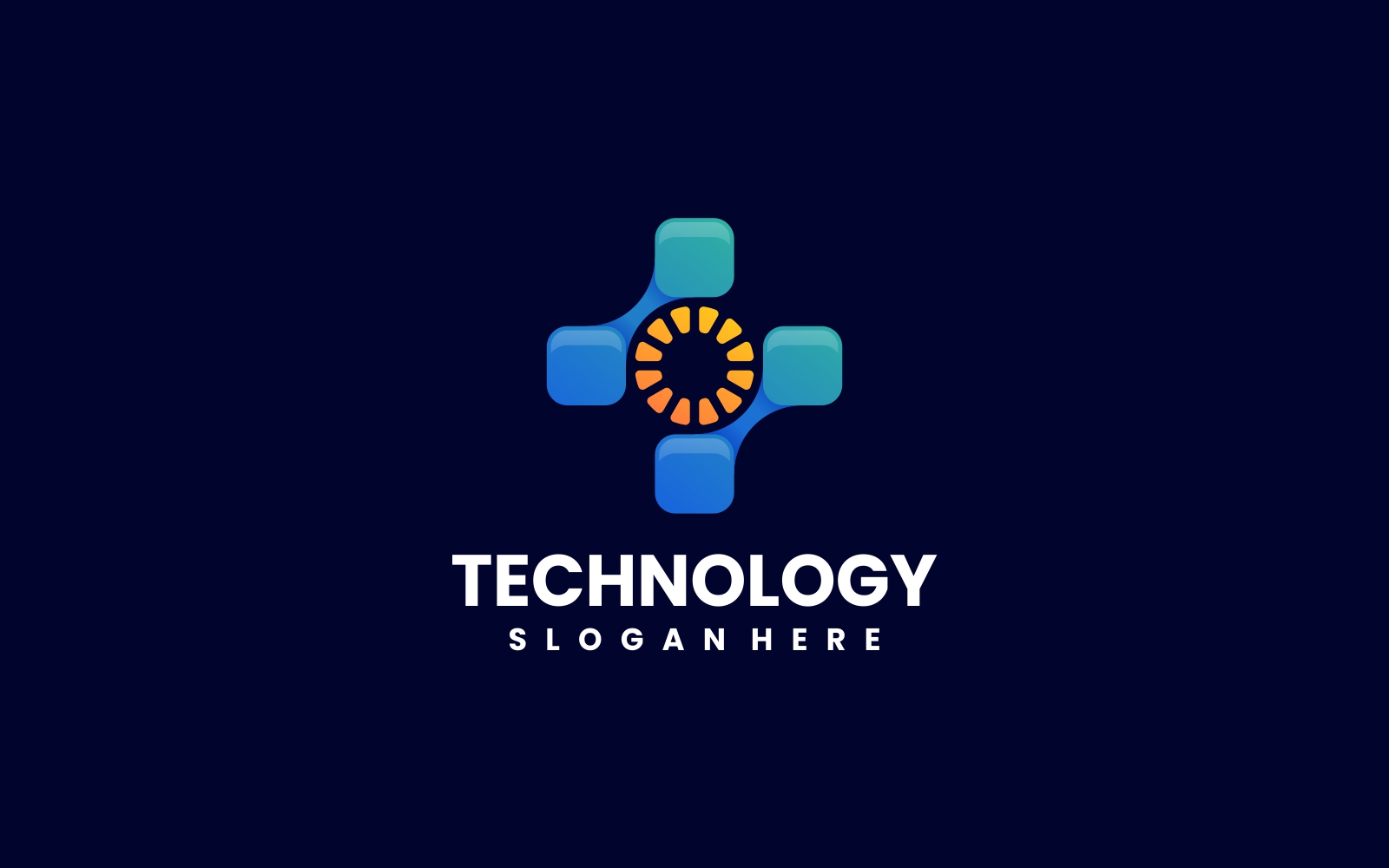 Technology Gradient Logo Style 3