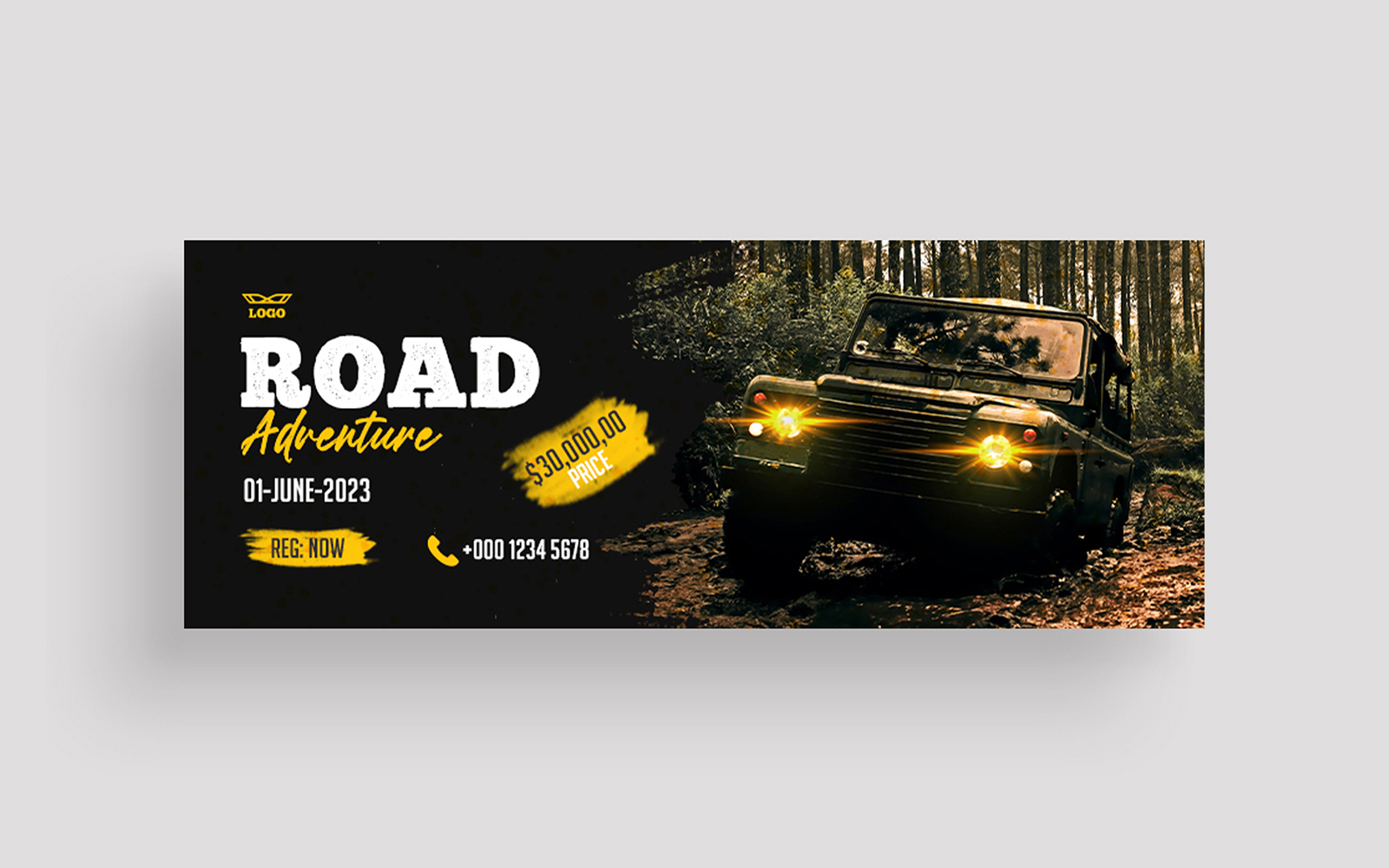 Off-Road Facebook Cover Photo Template