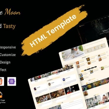 Reservation Food Landing Page Templates 295291
