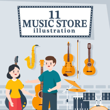 Store Music Illustrations Templates 295338