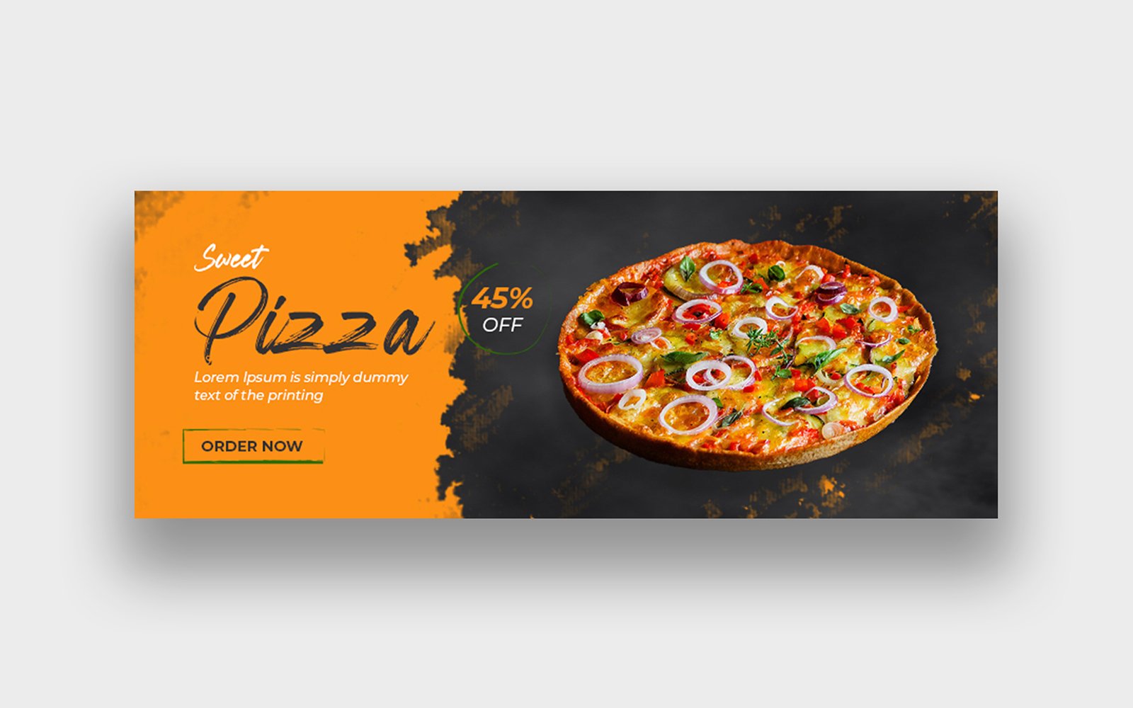 Pizza Facebook Cover Photo