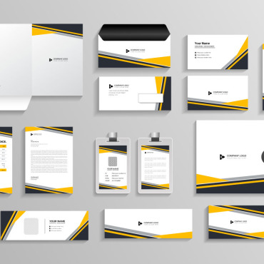 Identity Stationery Illustrations Templates 295378