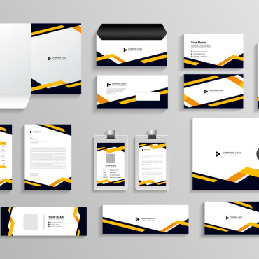 Identity Stationery Illustrations Templates 295379