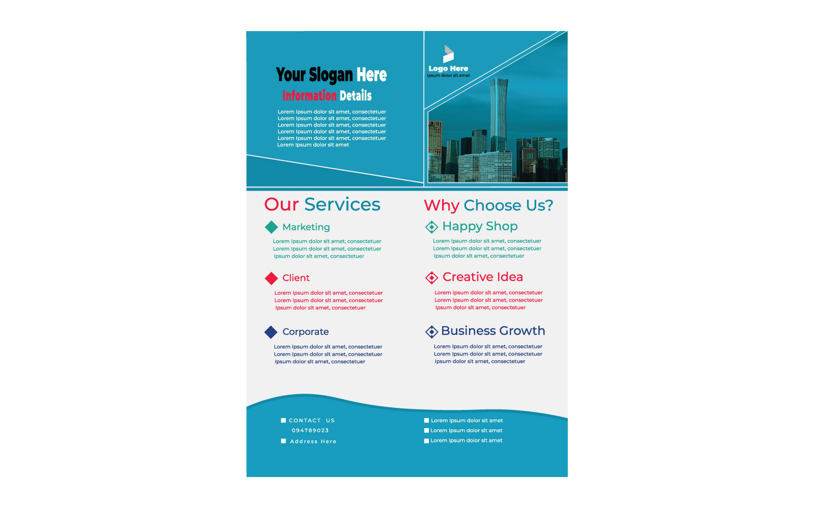 Business Corporate Idea Flyer Identity Template