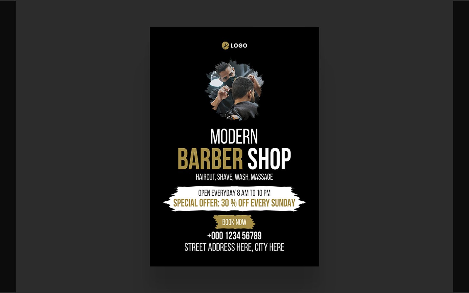 Barbershop Poster Template