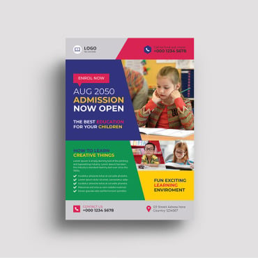 Kids Flyer Corporate Identity 295508