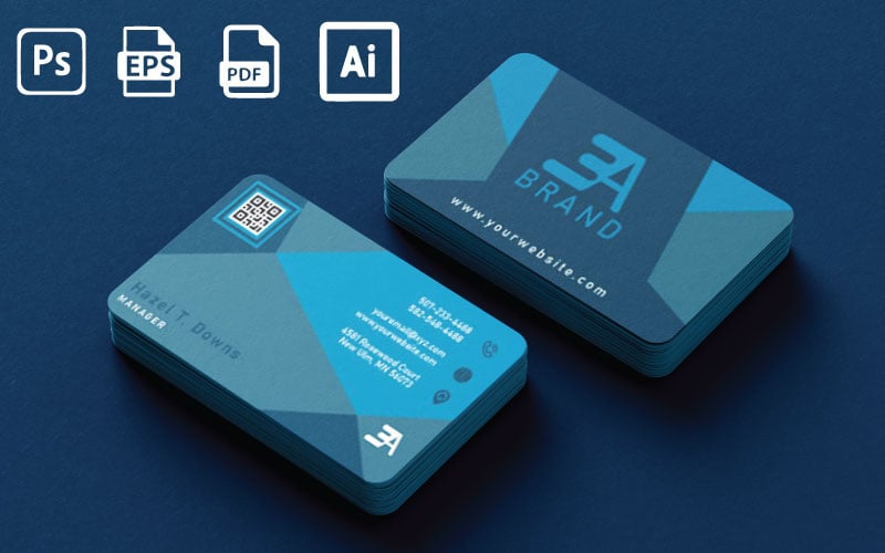Professional Corporate Business Card - Business Card