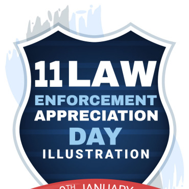 Law Enforcement Illustrations Templates 295548