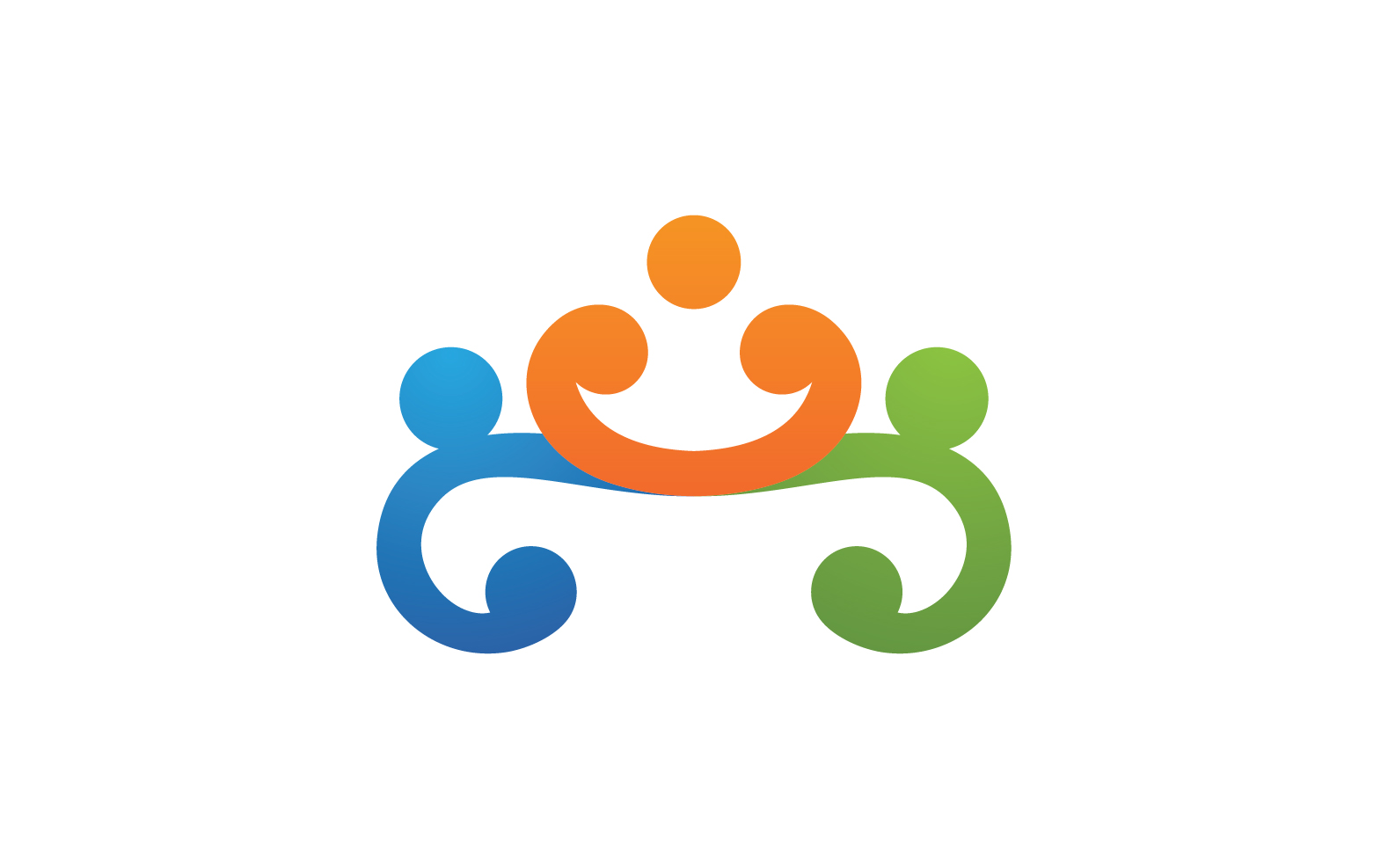 Family Care Symbol Vector Logo Design