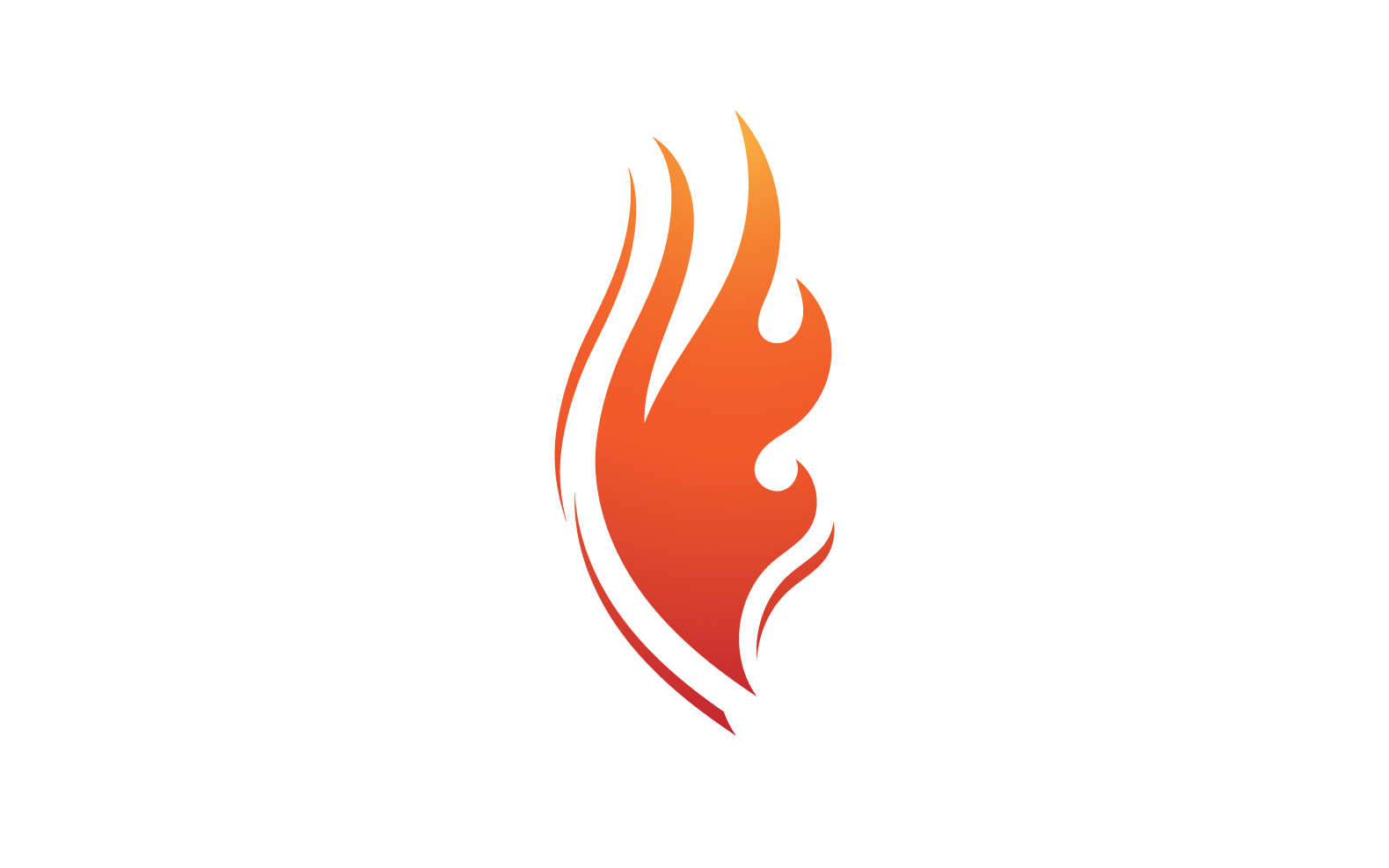 Fire Flame Vector Logo Hot Gas And Energy Symbol V26