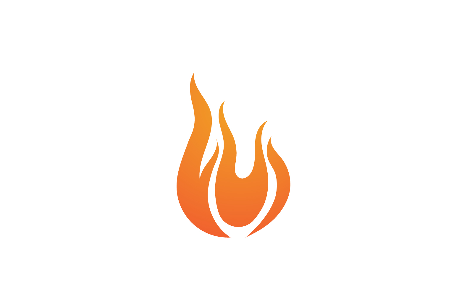 Fire Flame Vector Logo Hot Gas And Energy Symbol V27