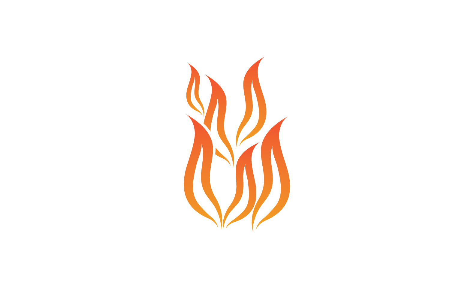 Fire Flame Vector Logo Hot Gas And Energy Symbol V28