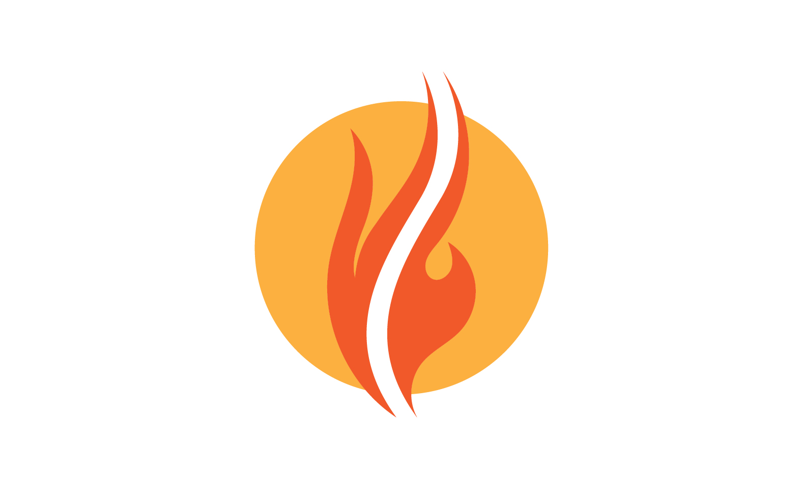 Fire Flame Vector Logo Hot Gas And Energy Symbol V31