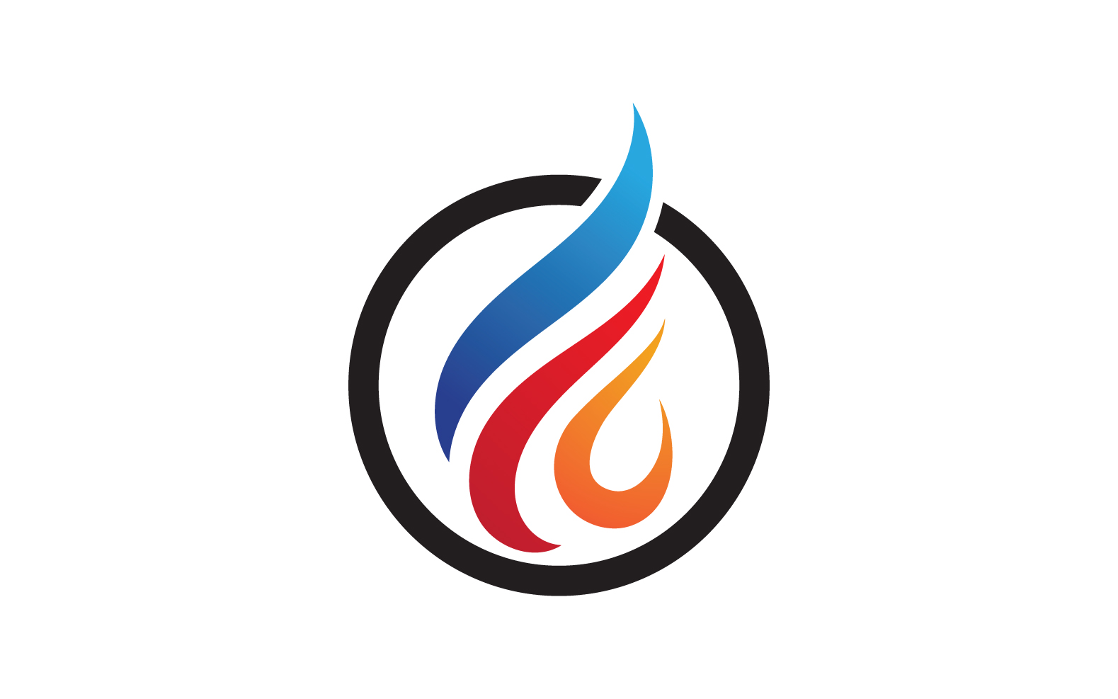 Fire Flame Vector Logo Hot Gas And Energy Symbol V34