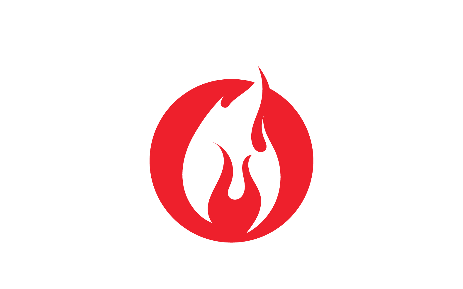 Fire Flame Vector Logo Hot Gas And Energy Symbol V43